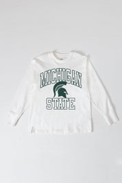 MICHIGAN STATE SPARTANS MIND GAMES OVERSIZED MIDWEIGHT LONG SLEEVE TEE