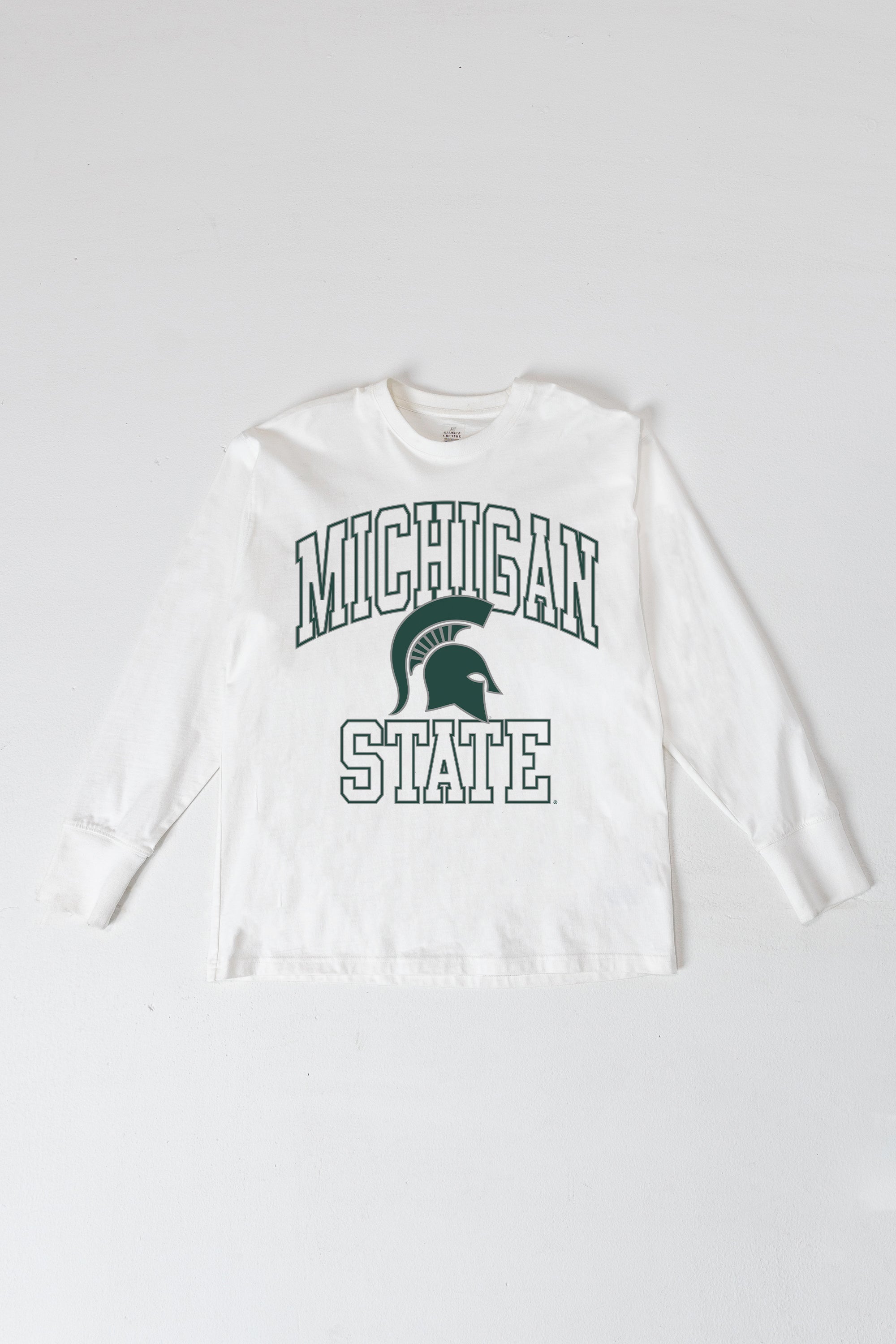 MICHIGAN STATE SPARTANS MIND GAMES OVERSIZED MIDWEIGHT LONG SLEEVE TEE