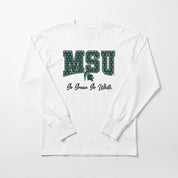 MICHIGAN STATE SPARTANS SWEET SPOT ESSENTIAL RELAXED FIT LONG SLEEVE TEE