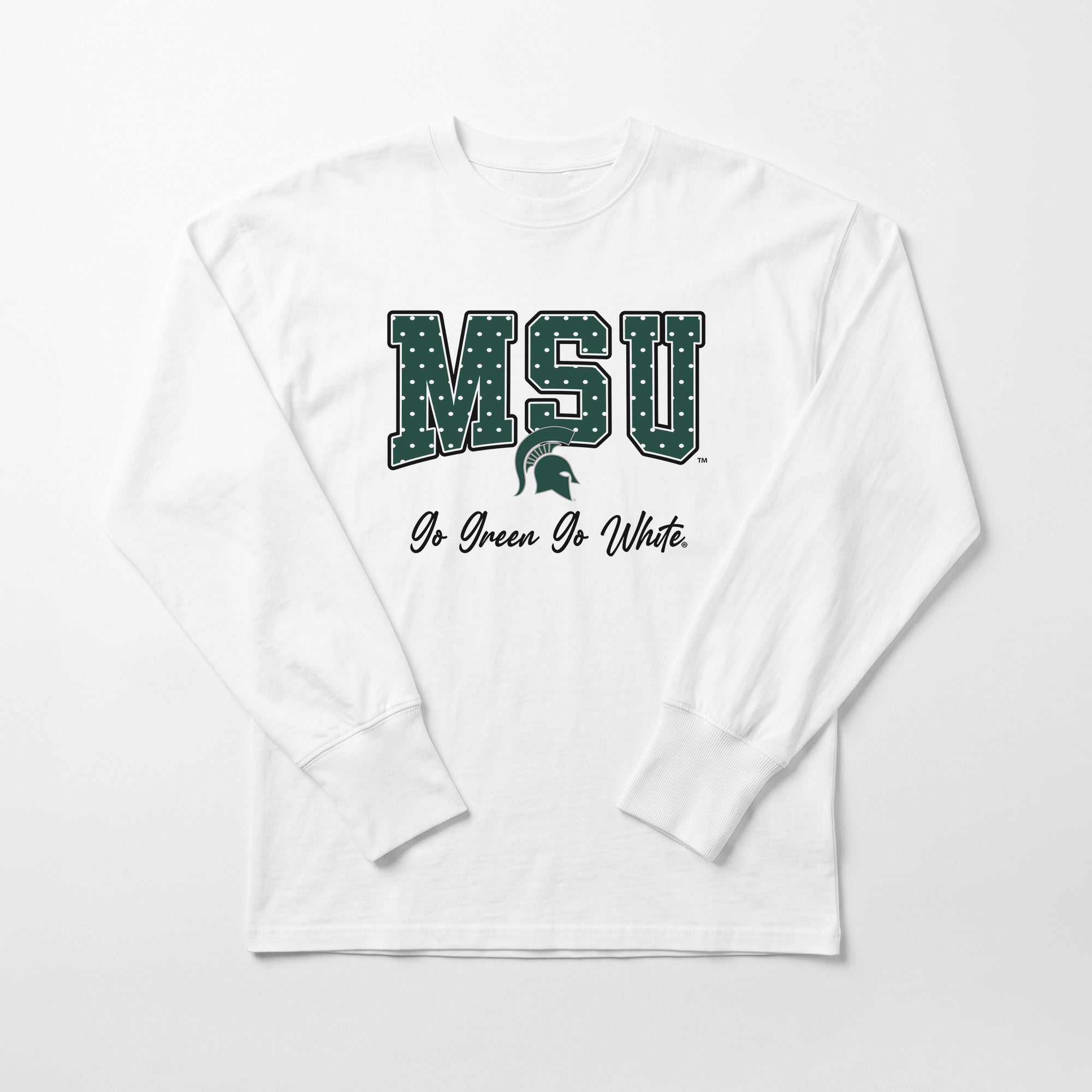 MICHIGAN STATE SPARTANS SWEET SPOT ESSENTIAL RELAXED FIT LONG SLEEVE TEE