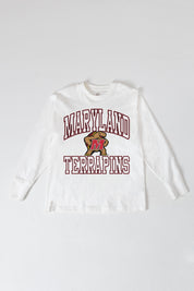 MARYLAND TERRAPINS MIND GAMES OVERSIZED MIDWEIGHT LONG SLEEVE TEE