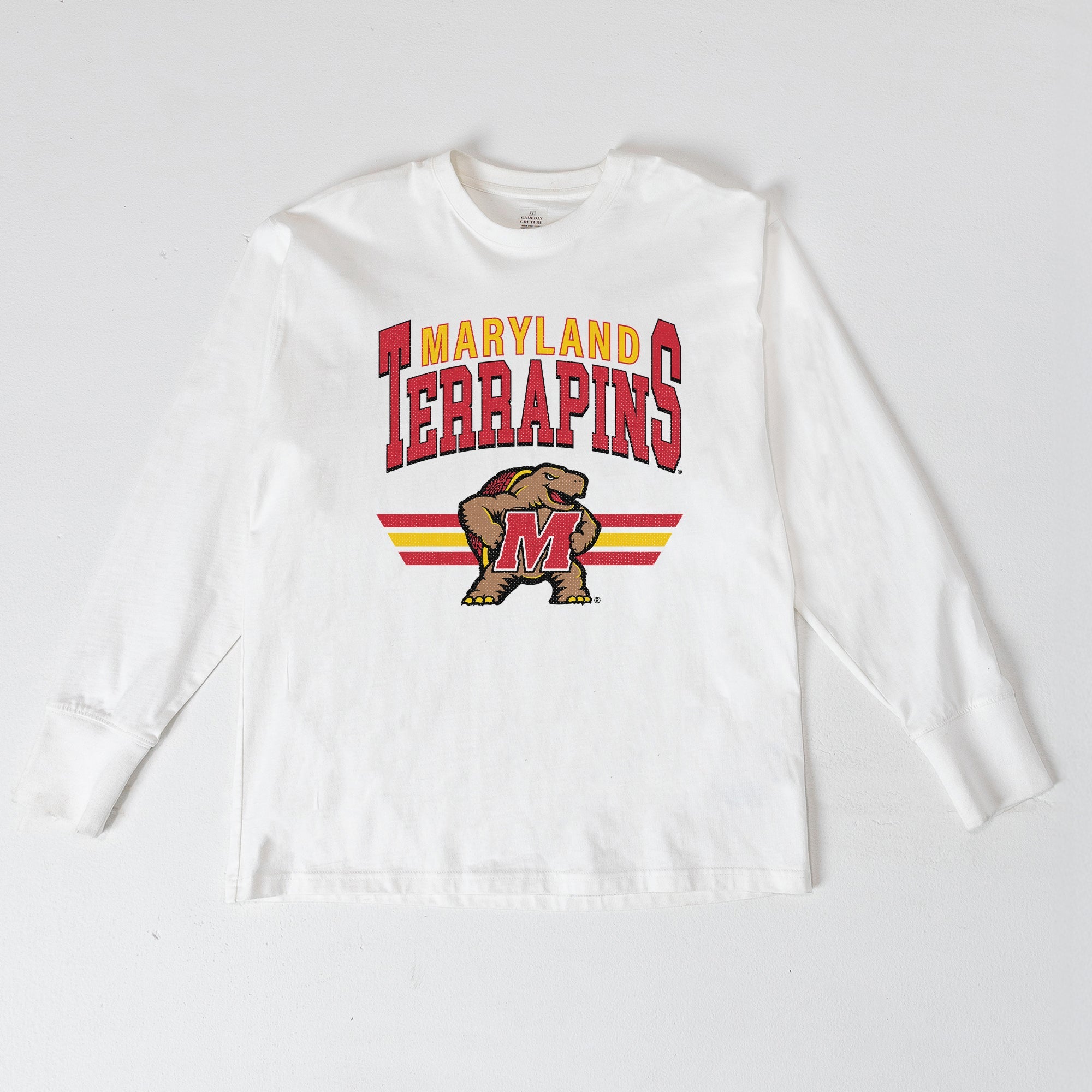 MARYLAND TERRAPINS SWIFT STRIKE ESSENTIAL RELAXED FIT LONG SLEEVE TEE