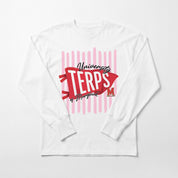 MARYLAND TERRAPINS RALLY STRIPE ESSENTIAL RELAXED FIT LONG SLEEVE TEE
