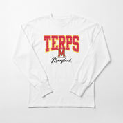 MARYLAND TERRAPINS SWEET SPOT ESSENTIAL RELAXED FIT LONG SLEEVE TEE
