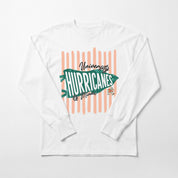 MIAMI HURRICANES RALLY STRIPE ESSENTIAL RELAXED FIT LONG SLEEVE TEE