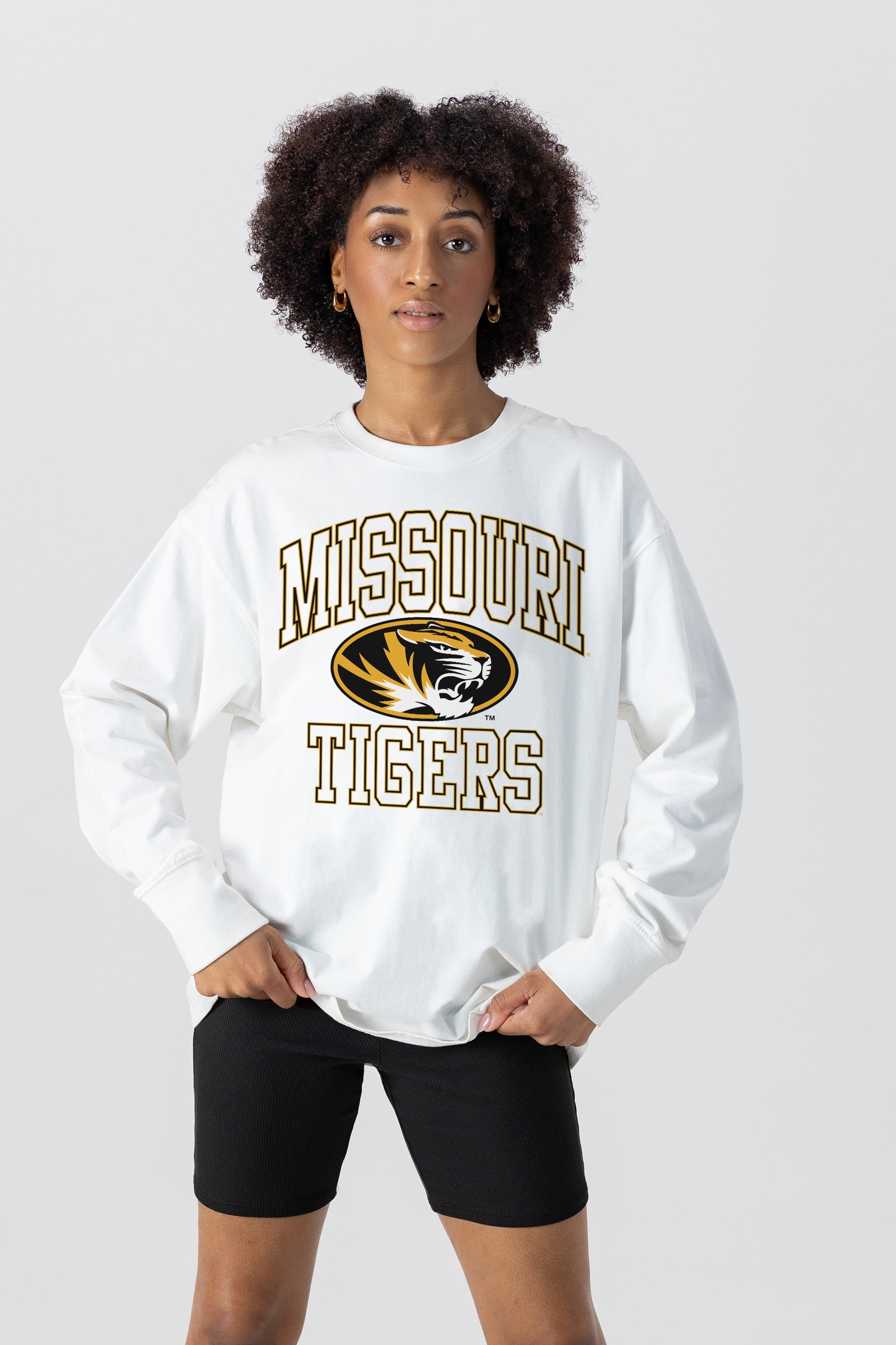 MISSOURI TIGERS MIND GAMES OVERSIZED MIDWEIGHT LONG SLEEVE TEE