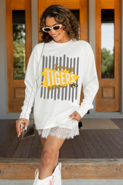 MISSOURI TIGERS RALLY STRIPE ESSENTIAL RELAXED FIT LONG SLEEVE TEE