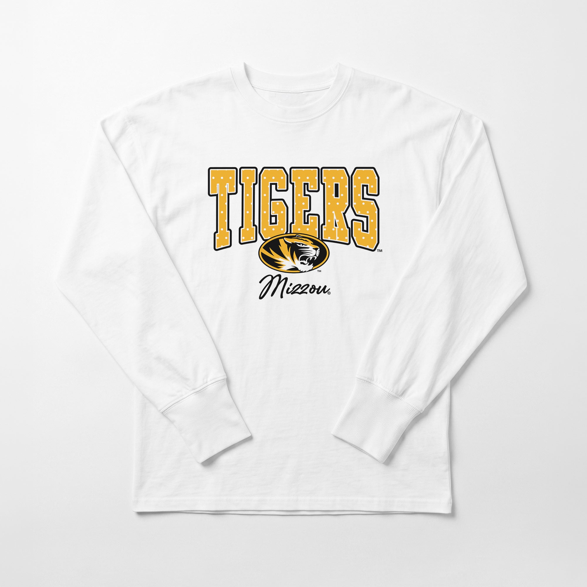 MISSOURI TIGERS SWEET SPOT ESSENTIAL RELAXED FIT LONG SLEEVE TEE