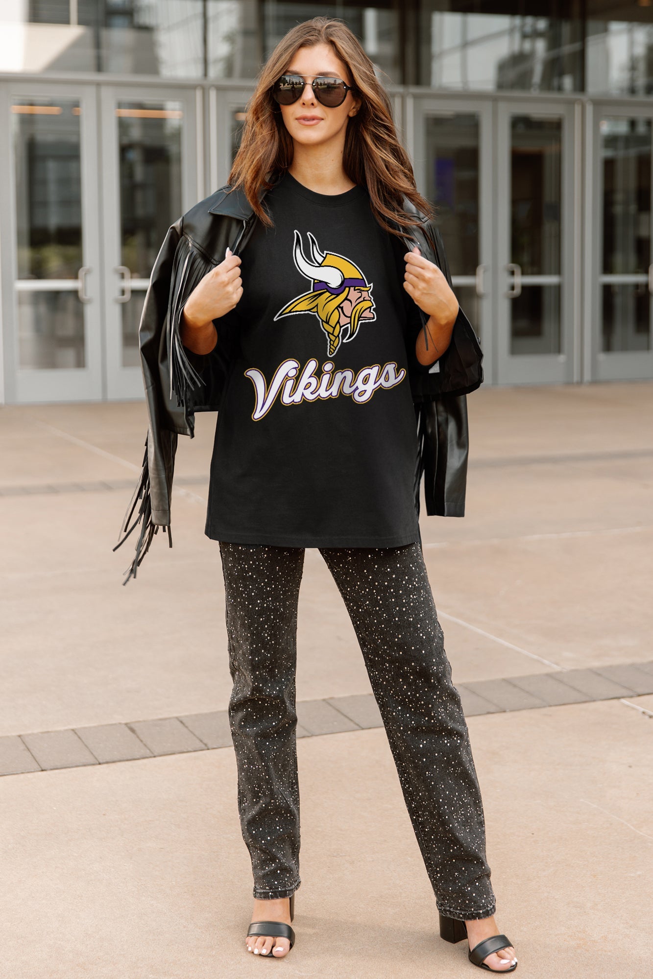 MINNESOTA VIKINGS HONOR ROLL ESSENTIAL RELAXED FIT LONG SLEEVE TEE