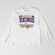 MINNESOTA VIKINGS SWIFT STRIKE ESSENTIAL RELAXED FIT LONG SLEEVE TEE