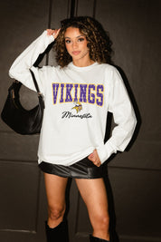 MINNESOTA VIKINGS SWEET SPOT OVERSIZED LONG SLEEVE TEE