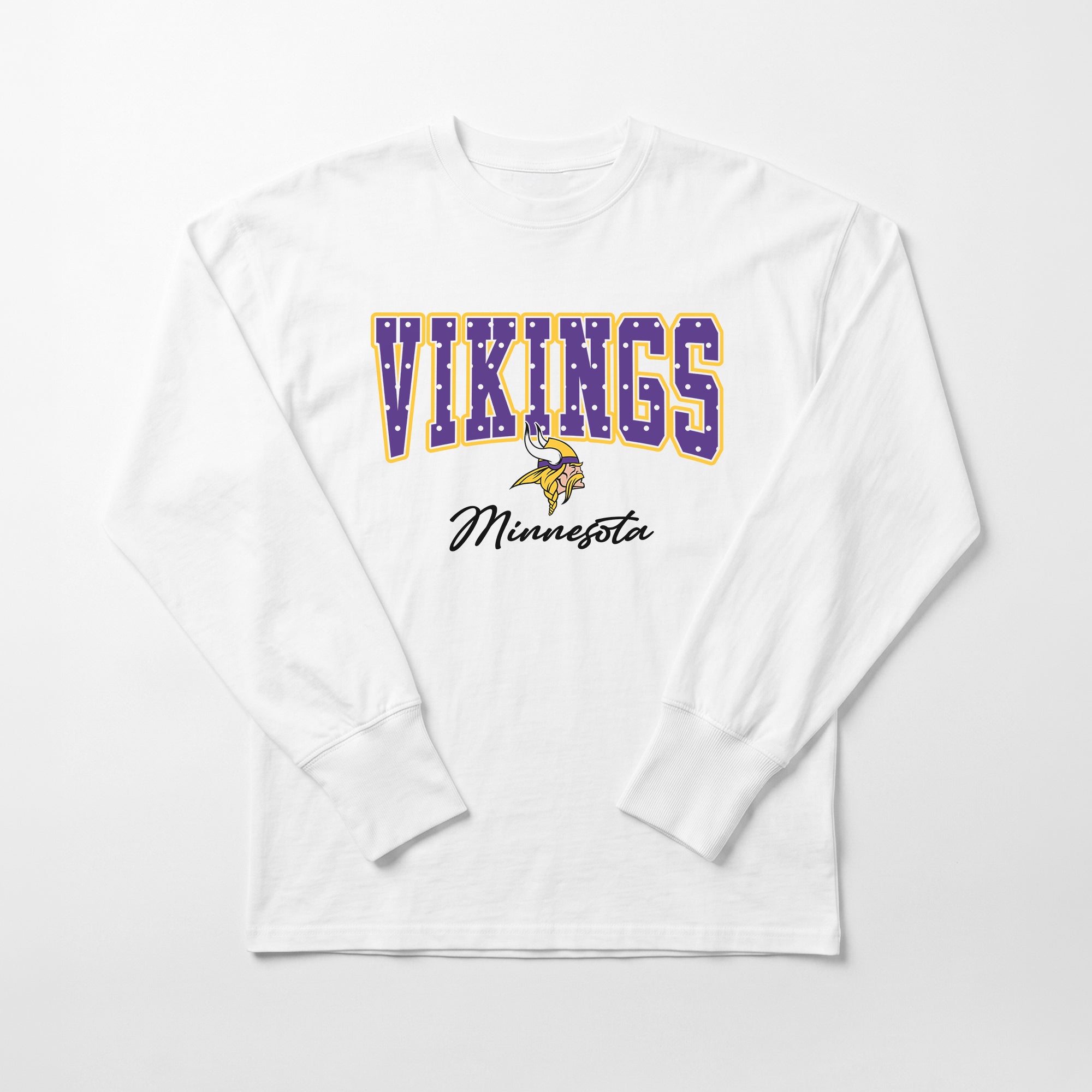 MINNESOTA VIKINGS SWEET SPOT OVERSIZED LONG SLEEVE TEE