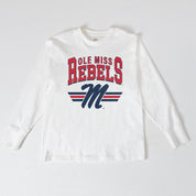 OLE MISS REBELS SWIFT STRIKE ESSENTIAL RELAXED FIT LONG SLEEVE TEE