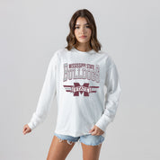 MISSISSIPPI STATE BULLDOGS SWIFT STRIKE ESSENTIAL RELAXED FIT LONG SLEEVE TEE