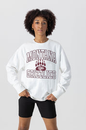 MONTANA GRIZZLIES MIND GAMES OVERSIZED MIDWEIGHT LONG SLEEVE TEE
