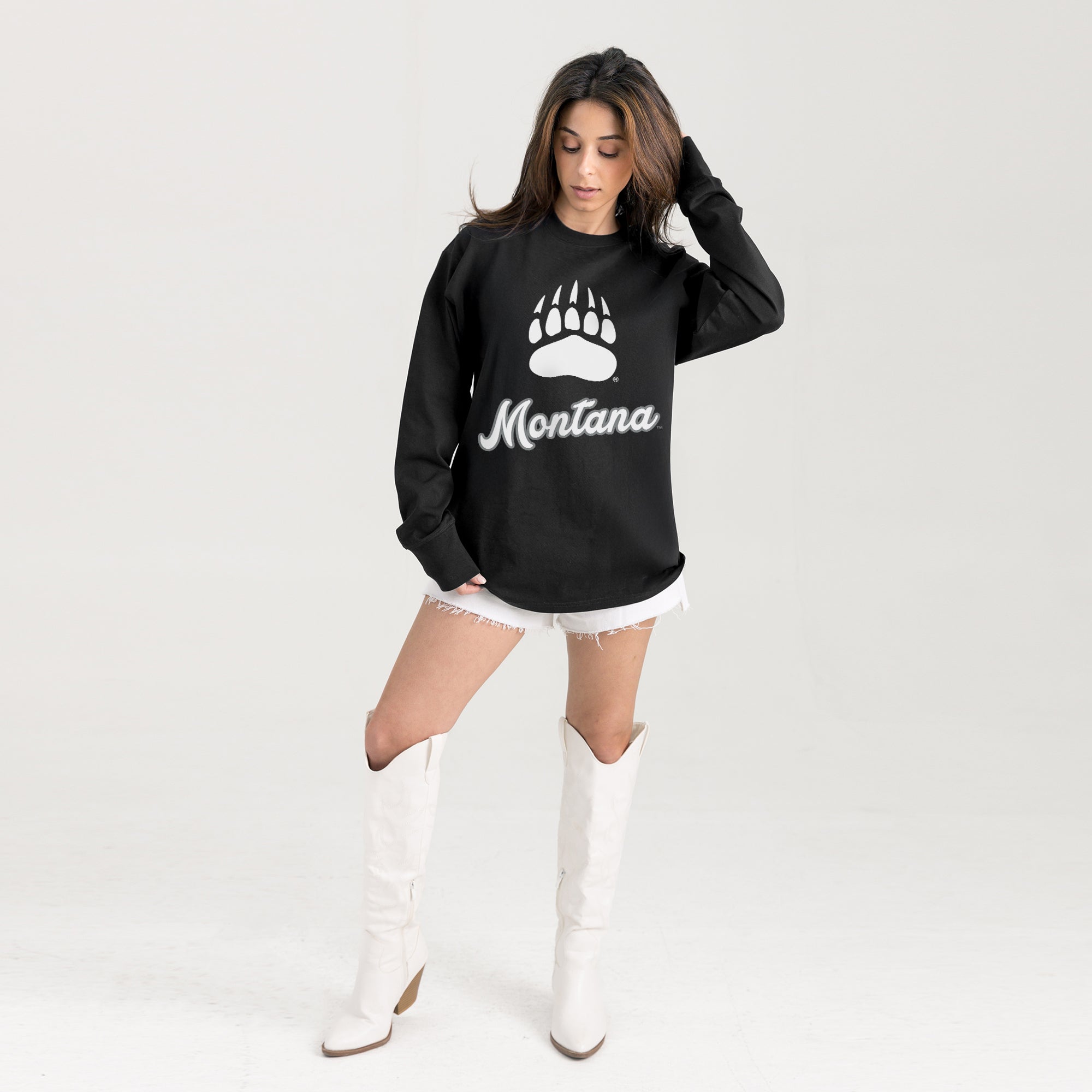 MONTANA GRIZZLIES HONOR ROLL ESSENTIAL RELAXED FIT LONG SLEEVE TEE