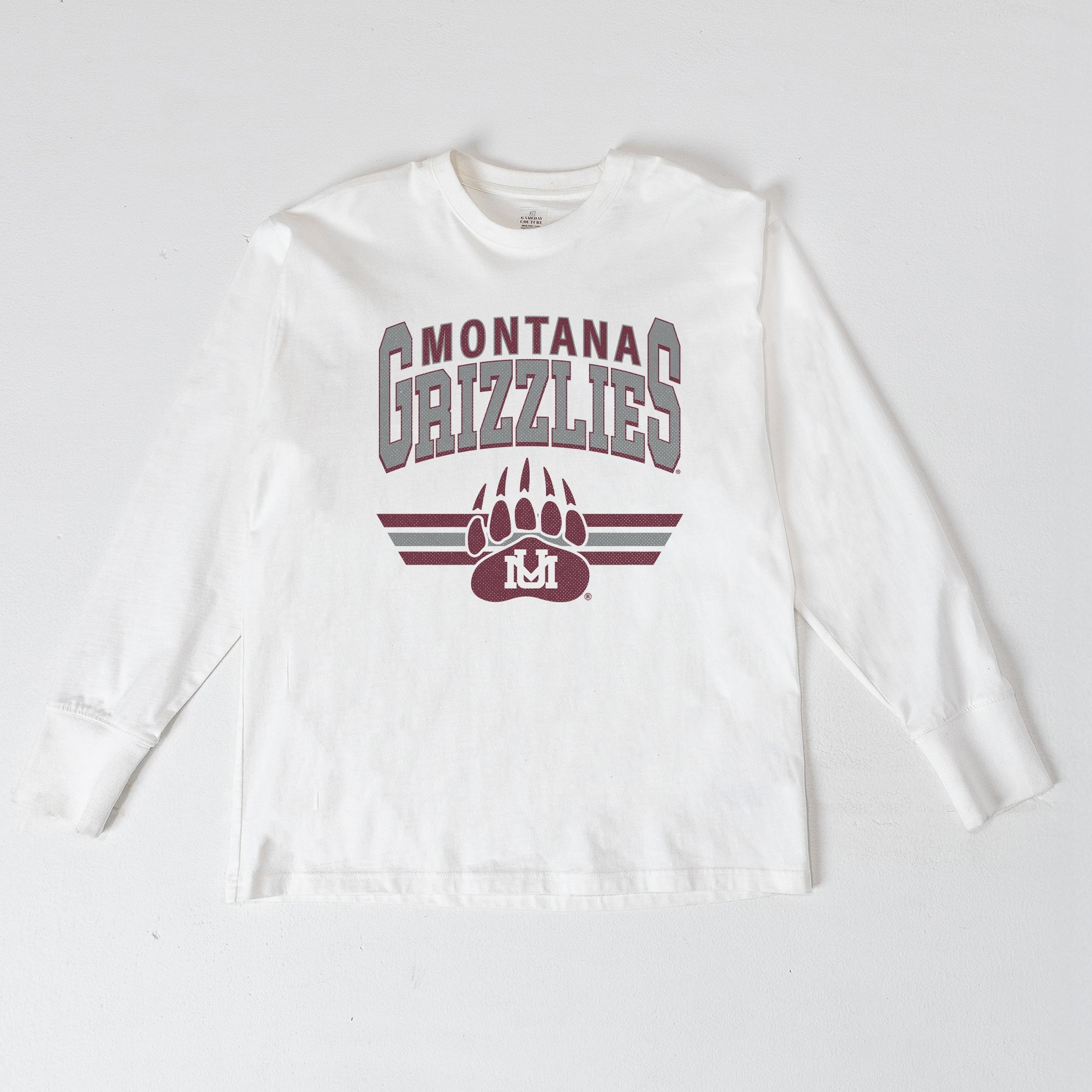 MONTANA GRIZZLIES SWIFT STRIKE ESSENTIAL RELAXED FIT LONG SLEEVE TEE