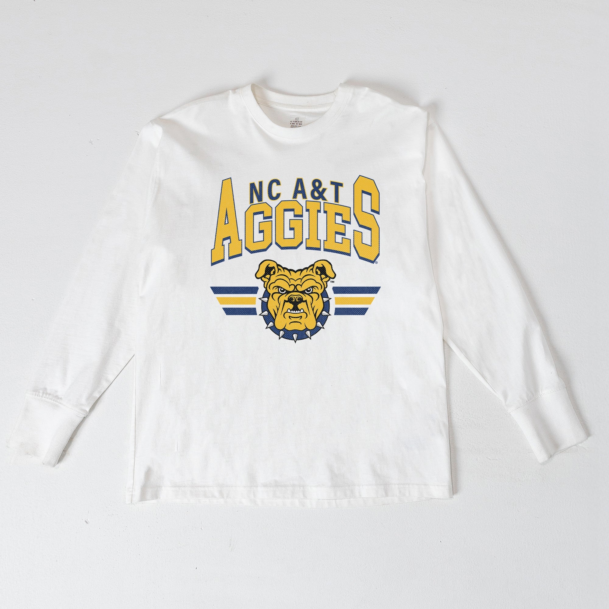 NORTH CAROLINA A&T STATE AGGIES SWIFT STRIKE ESSENTIAL RELAXED FIT LONG SLEEVE TEE