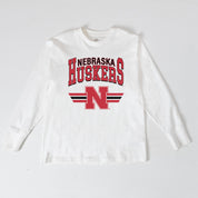 NEBRASKA CORNHUSKERS SWIFT STRIKE ESSENTIAL RELAXED FIT LONG SLEEVE TEE