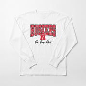 NEBRASKA CORNHUSKERS SWEET SPOT ESSENTIAL RELAXED FIT LONG SLEEVE TEE