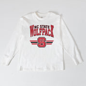 NORTH CAROLINA STATE WOLFPACK SWIFT STRIKE ESSENTIAL RELAXED FIT LONG SLEEVE TEE