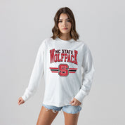 NORTH CAROLINA STATE WOLFPACK SWIFT STRIKE ESSENTIAL RELAXED FIT LONG SLEEVE TEE