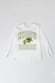 NORTH DAKOTA STATE BISON MIND GAMES OVERSIZED MIDWEIGHT LONG SLEEVE TEE