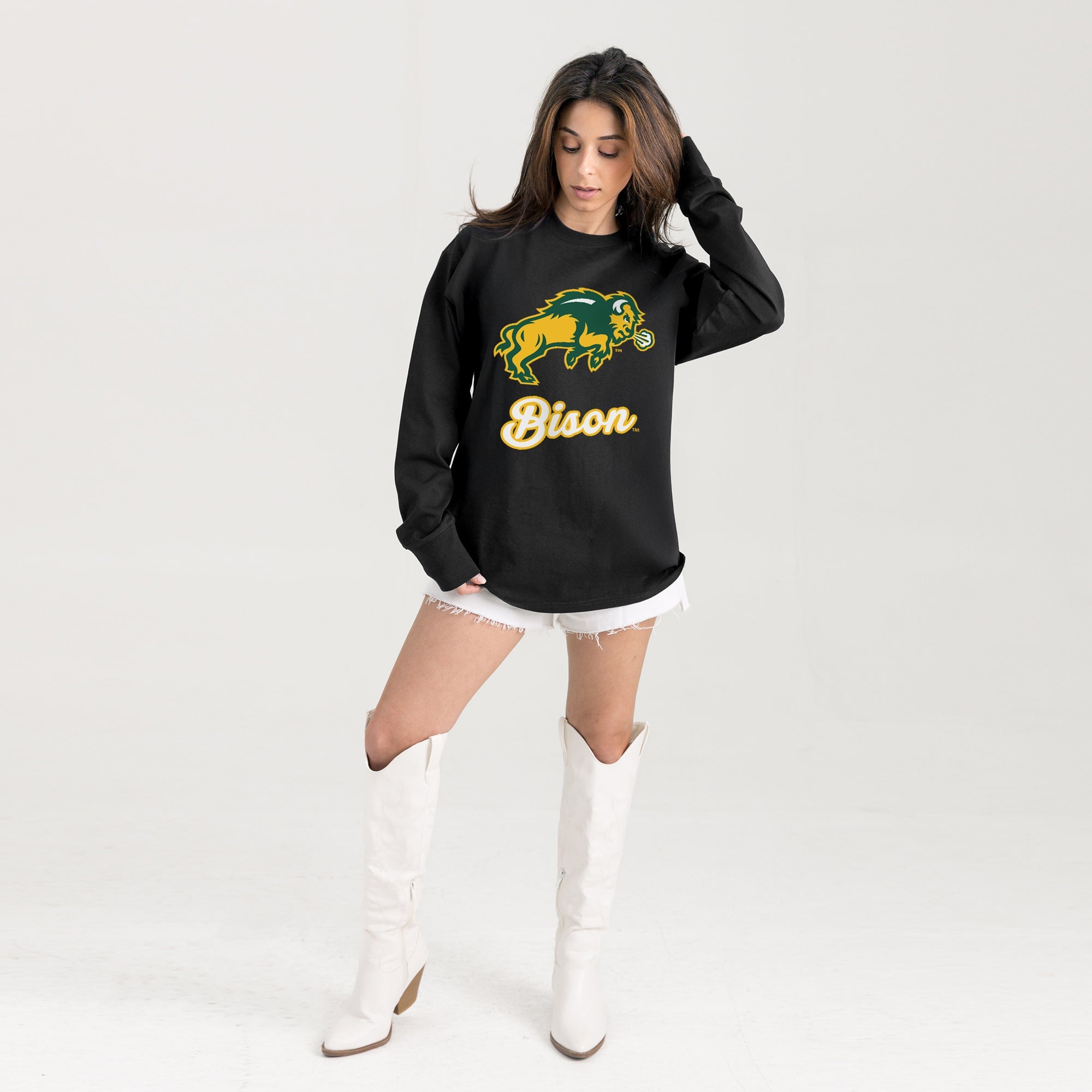 NORTH DAKOTA STATE BISON HONOR ROLL ESSENTIAL RELAXED FIT LONG SLEEVE TEE