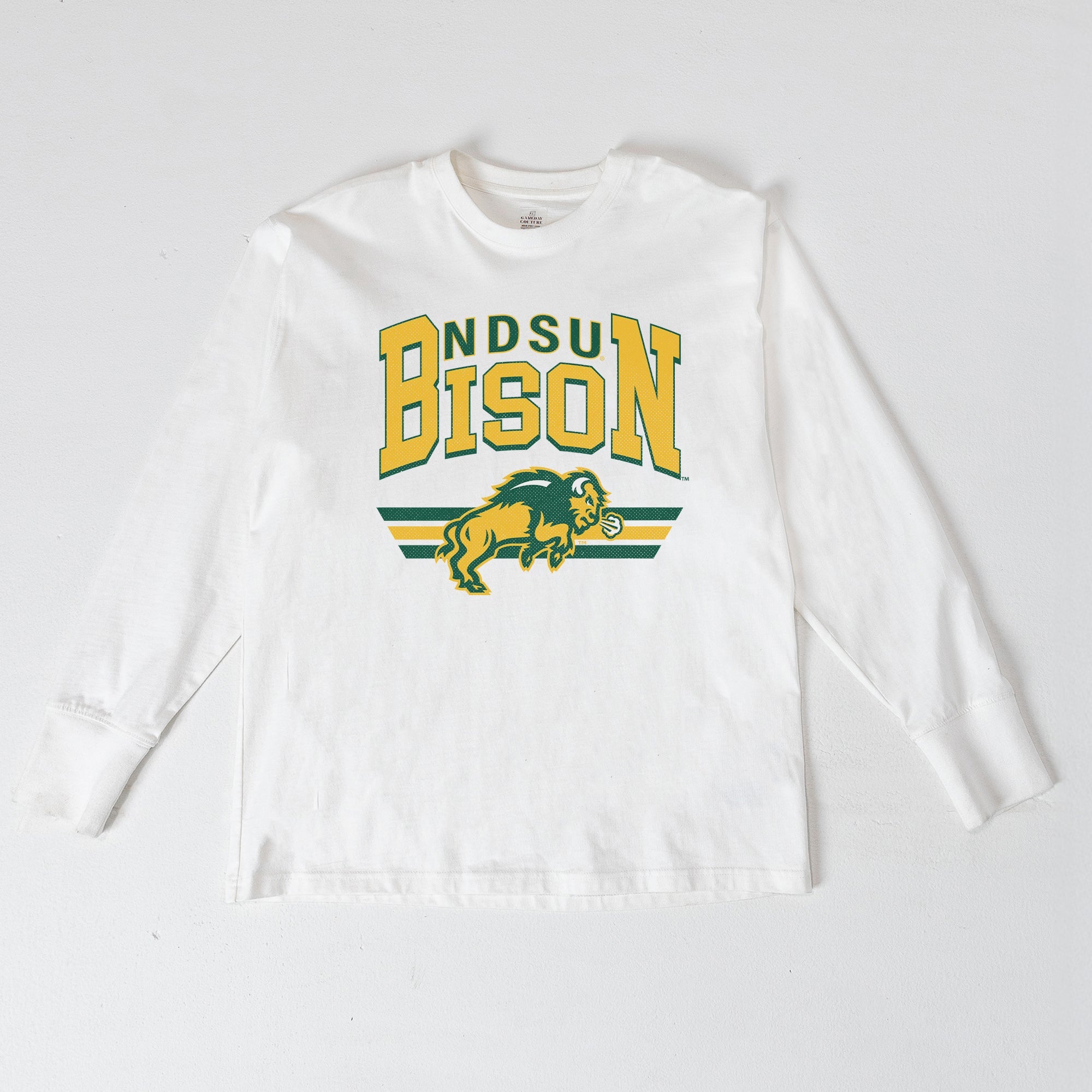 NORTH DAKOTA STATE BISON SWIFT STRIKE ESSENTIAL RELAXED FIT LONG SLEEVE TEE