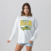 NORTH DAKOTA STATE BISON SWIFT STRIKE ESSENTIAL RELAXED FIT LONG SLEEVE TEE