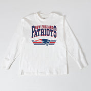 NEW ENGLAND PATRIOTS SWIFT STRIKE ESSENTIAL RELAXED FIT LONG SLEEVE TEE