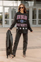 NEW ENGLAND PATRIOTS EVERYDAY STAR ESSENTIAL RELAXED FIT LONG SLEEVE TEE