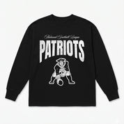 NEW ENGLAND PATRIOTS BOLD AMBITION OVERSIZED LONG SLEEVE TEE
