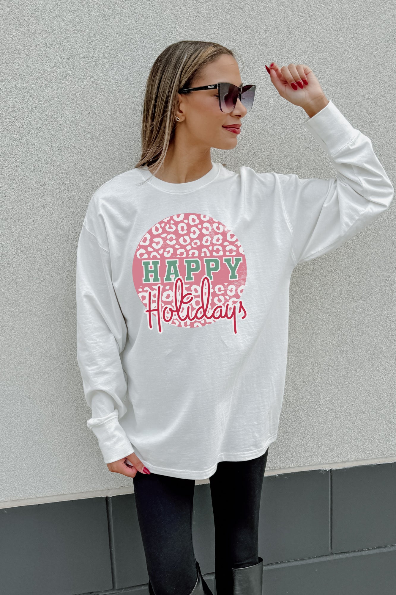 HOLIDAY COZY UP CLASSIC LONG SLEEVE TEE