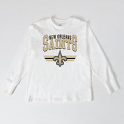 NEW ORLEANS SAINTS SWIFT STRIKE ESSENTIAL RELAXED FIT LONG SLEEVE TEE