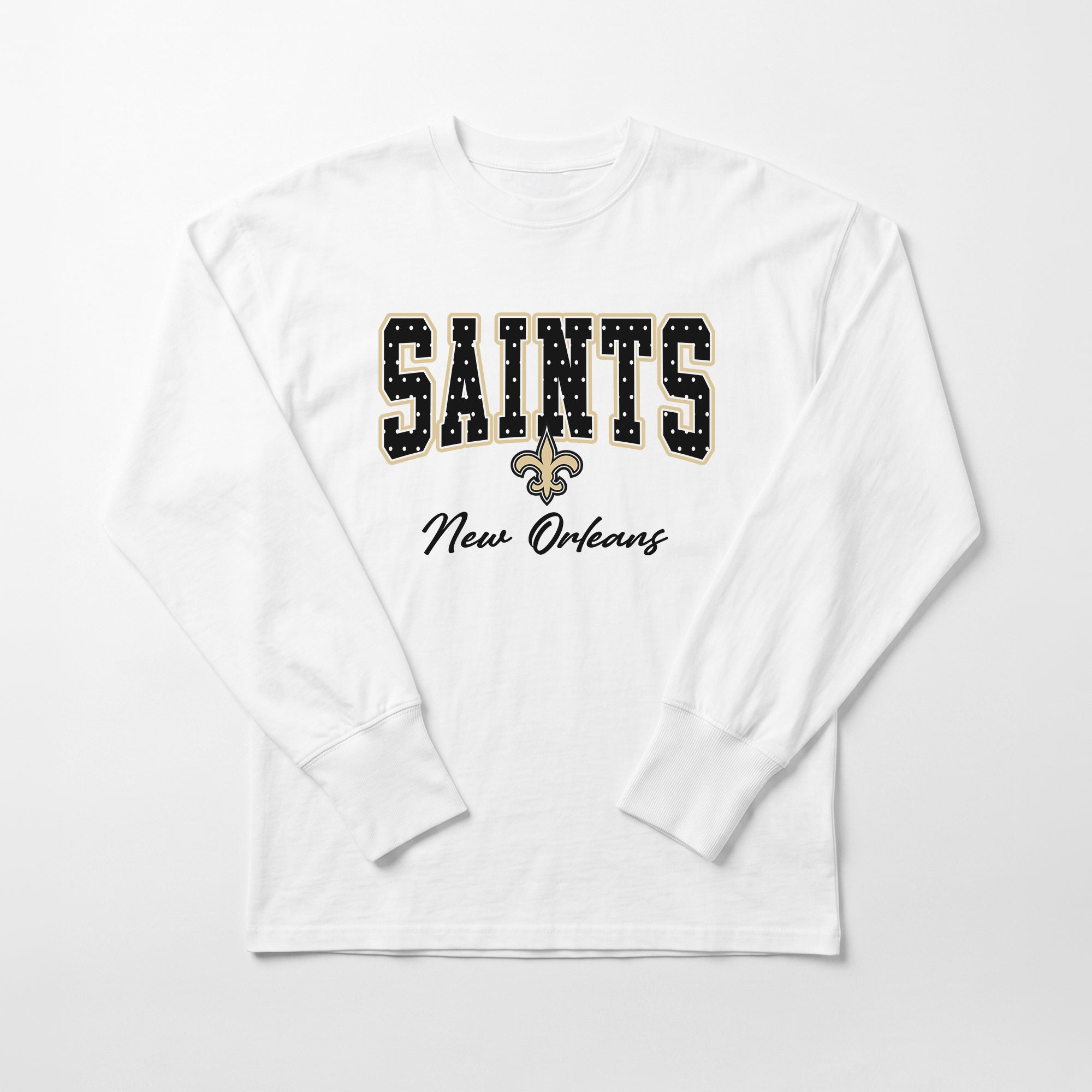 NEW ORLEANS SAINTS SWEET SPOT OVERSIZED LONG SLEEVE TEE