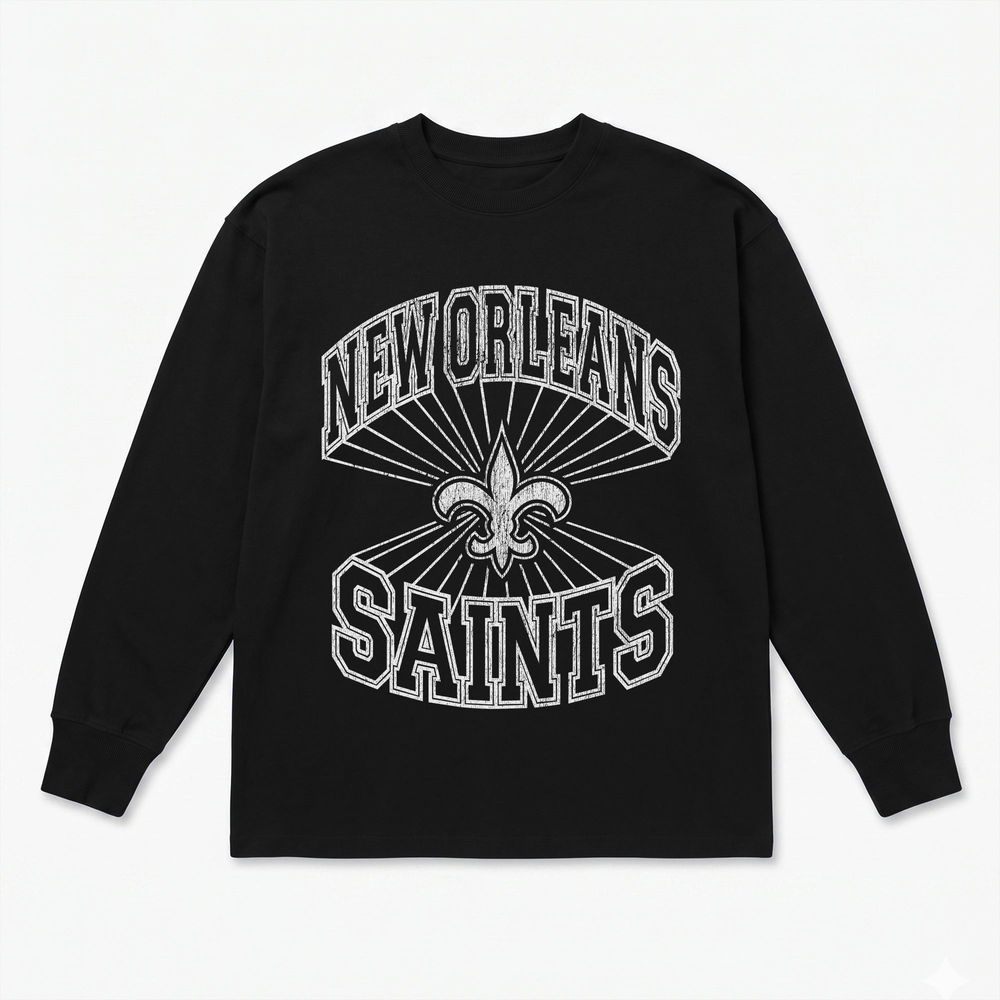 NEW ORLEANS SAINTS SPOTLIGHT OVERSIZED LONG SLEEVE TEE