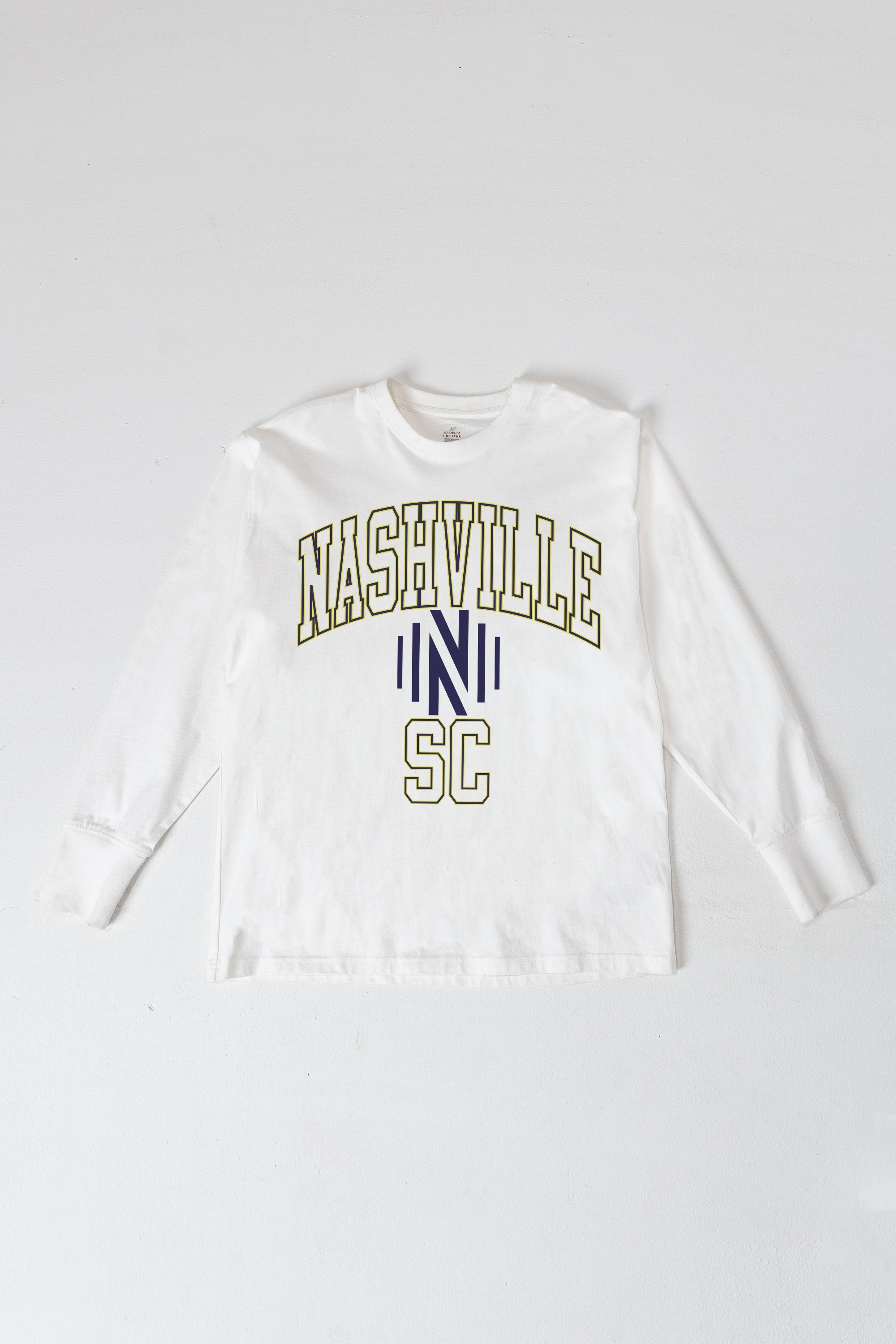 NASHVILLE SC MIND GAMES OVERSIZED MIDWEIGHT LONG SLEEVE TEE