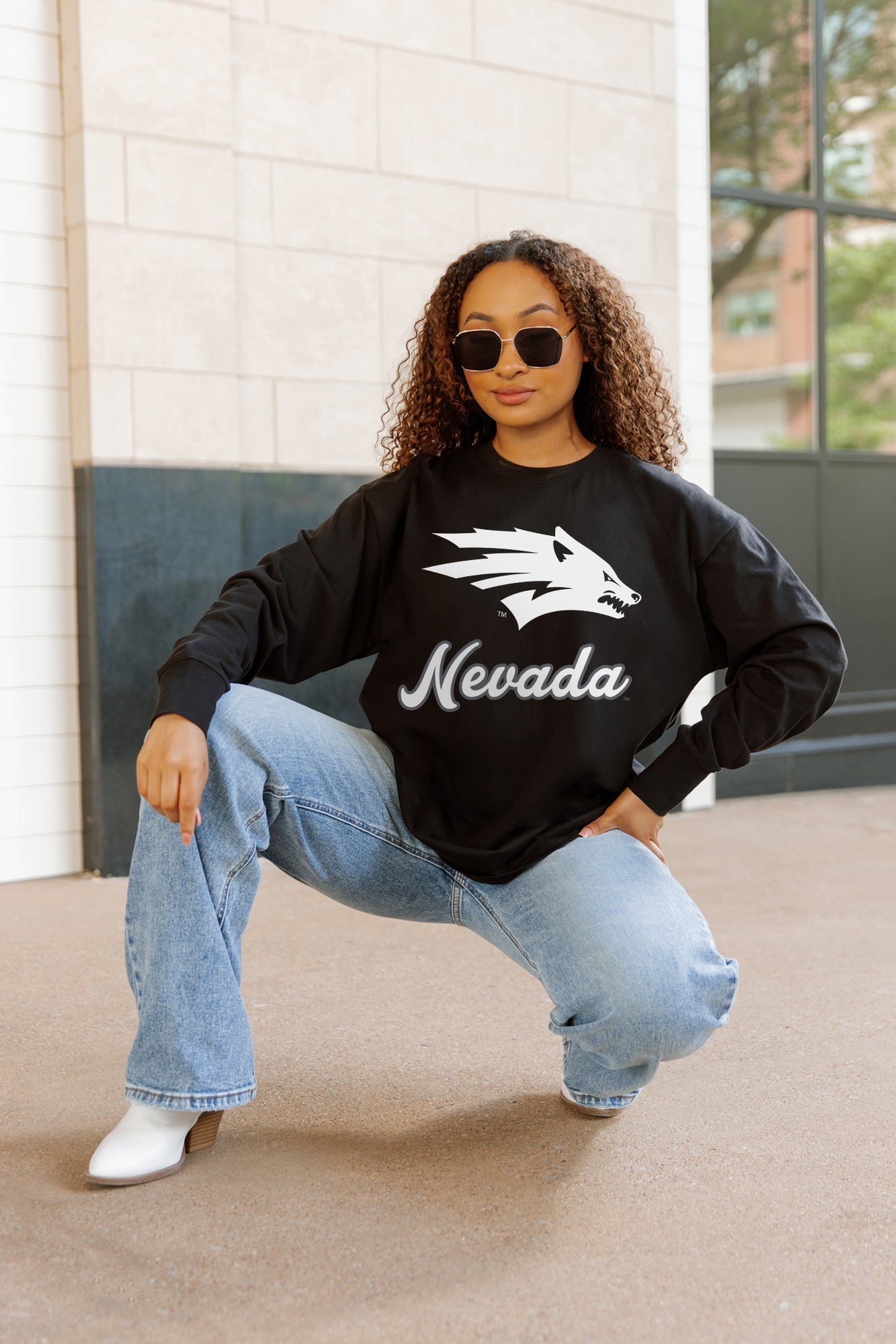 NEVADA WOLF PACK HONOR ROLL ESSENTIAL RELAXED FIT LONG SLEEVE TEE