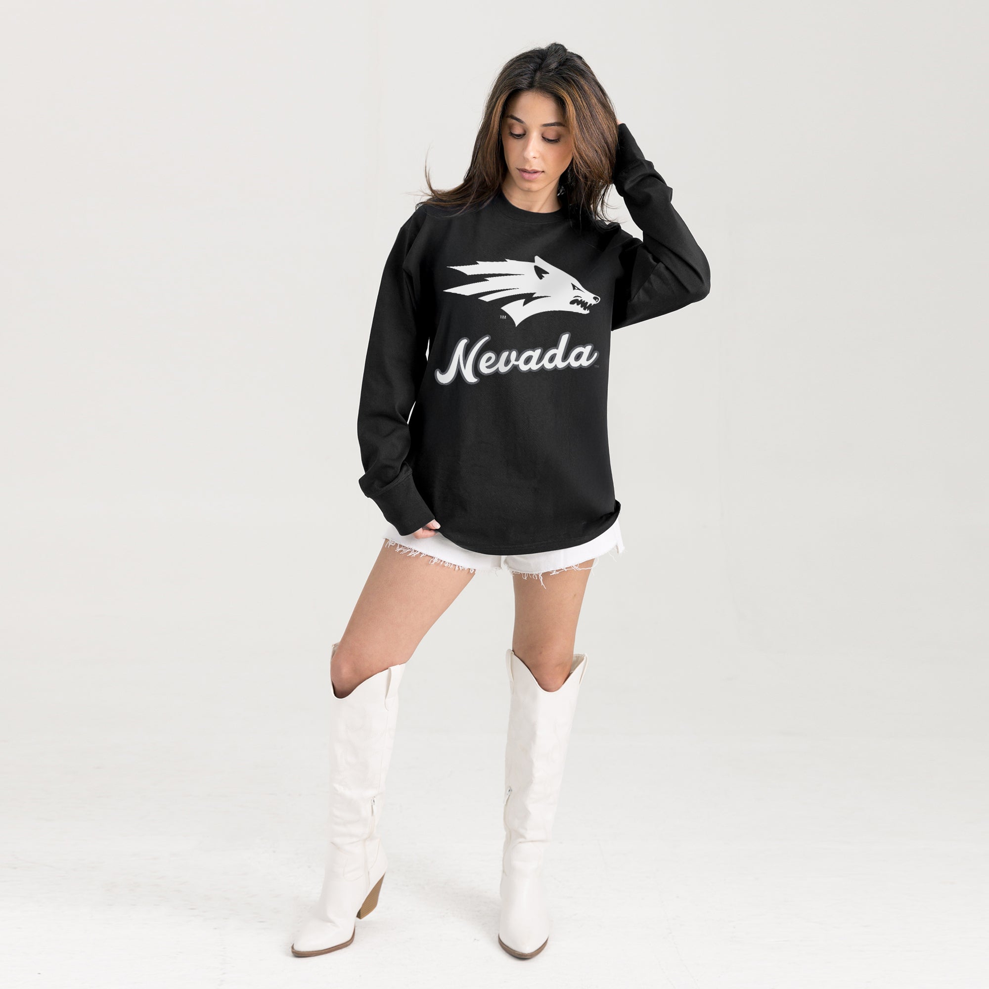 NEVADA WOLF PACK HONOR ROLL ESSENTIAL RELAXED FIT LONG SLEEVE TEE
