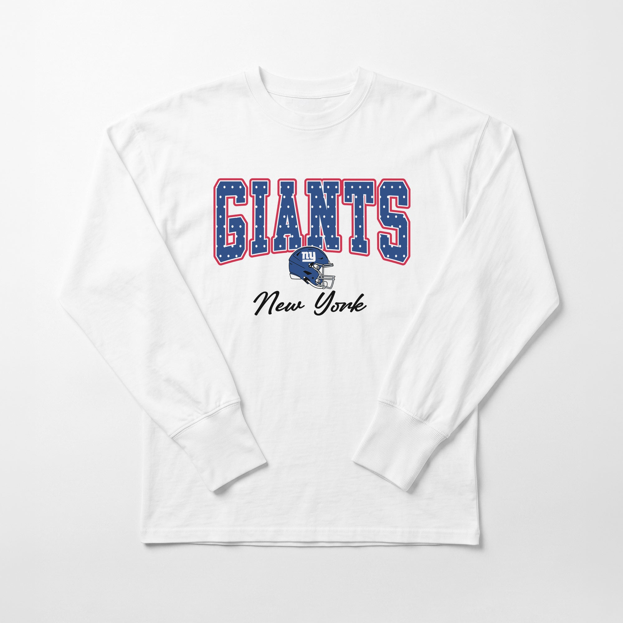 NEW YORK GIANTS SWEET SPOT OVERSIZED LONG SLEEVE TEE