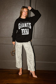 NEW YORK GIANTS BOLD AMBITION OVERSIZED LONG SLEEVE TEE