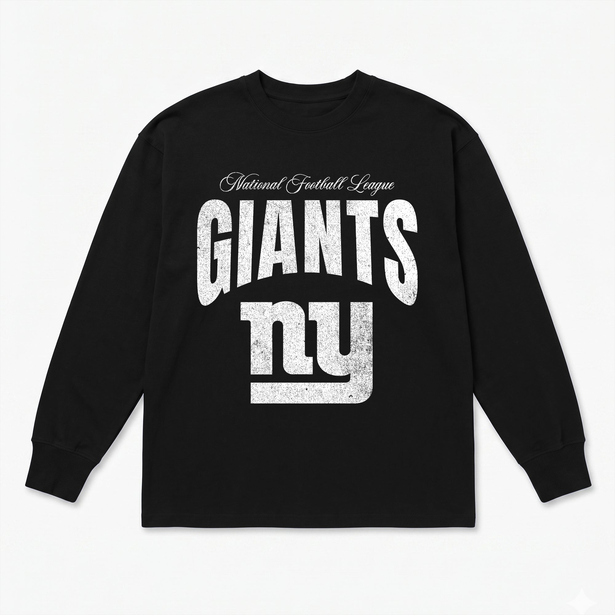 NEW YORK GIANTS BOLD AMBITION OVERSIZED LONG SLEEVE TEE