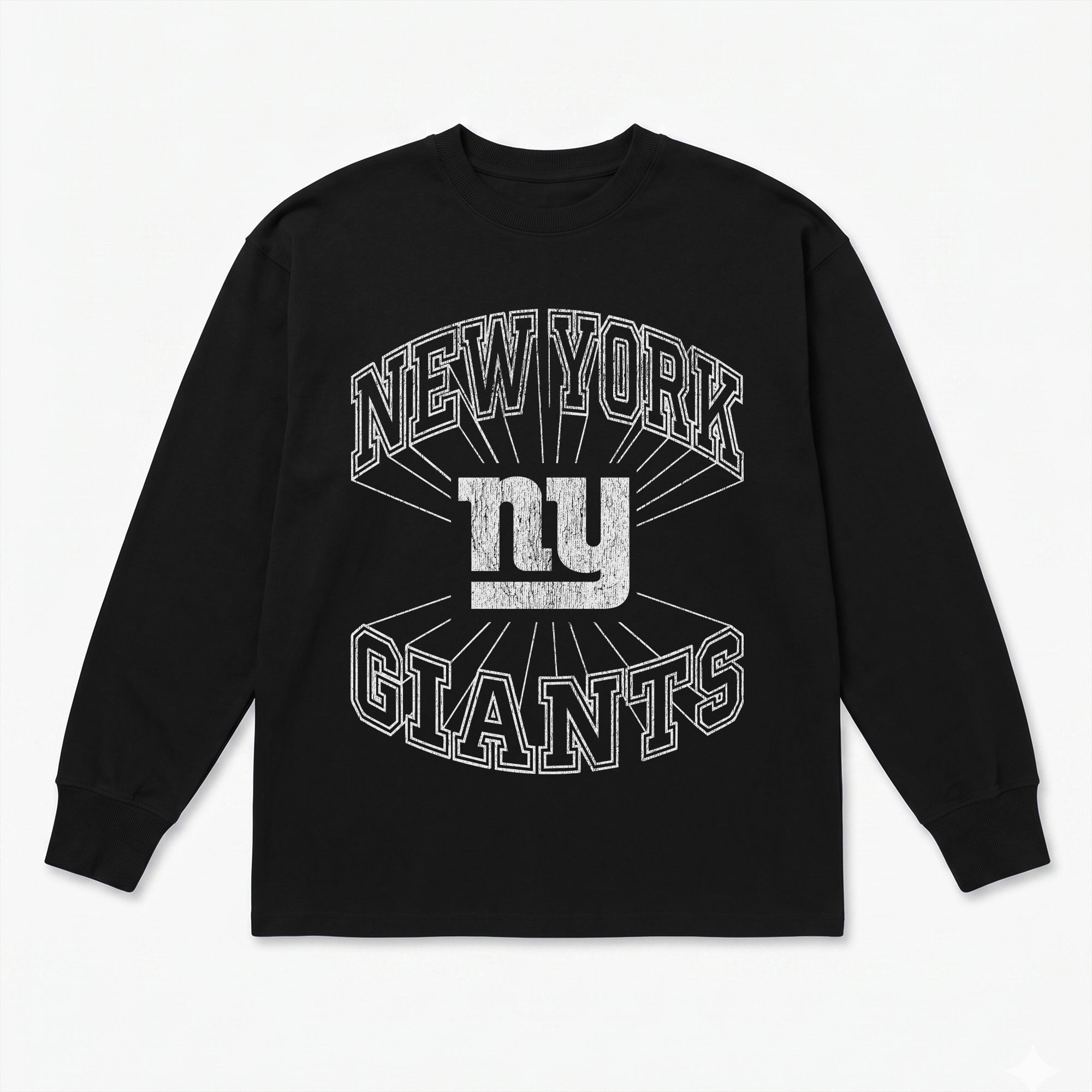 NEW YORK GIANTS SPOTLIGHT OVERSIZED LONG SLEEVE TEE