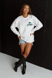 NEW YORK JETS DOUBLE MOVE OVERSIZED MIDWEIGHT LONG SLEEVE TEE