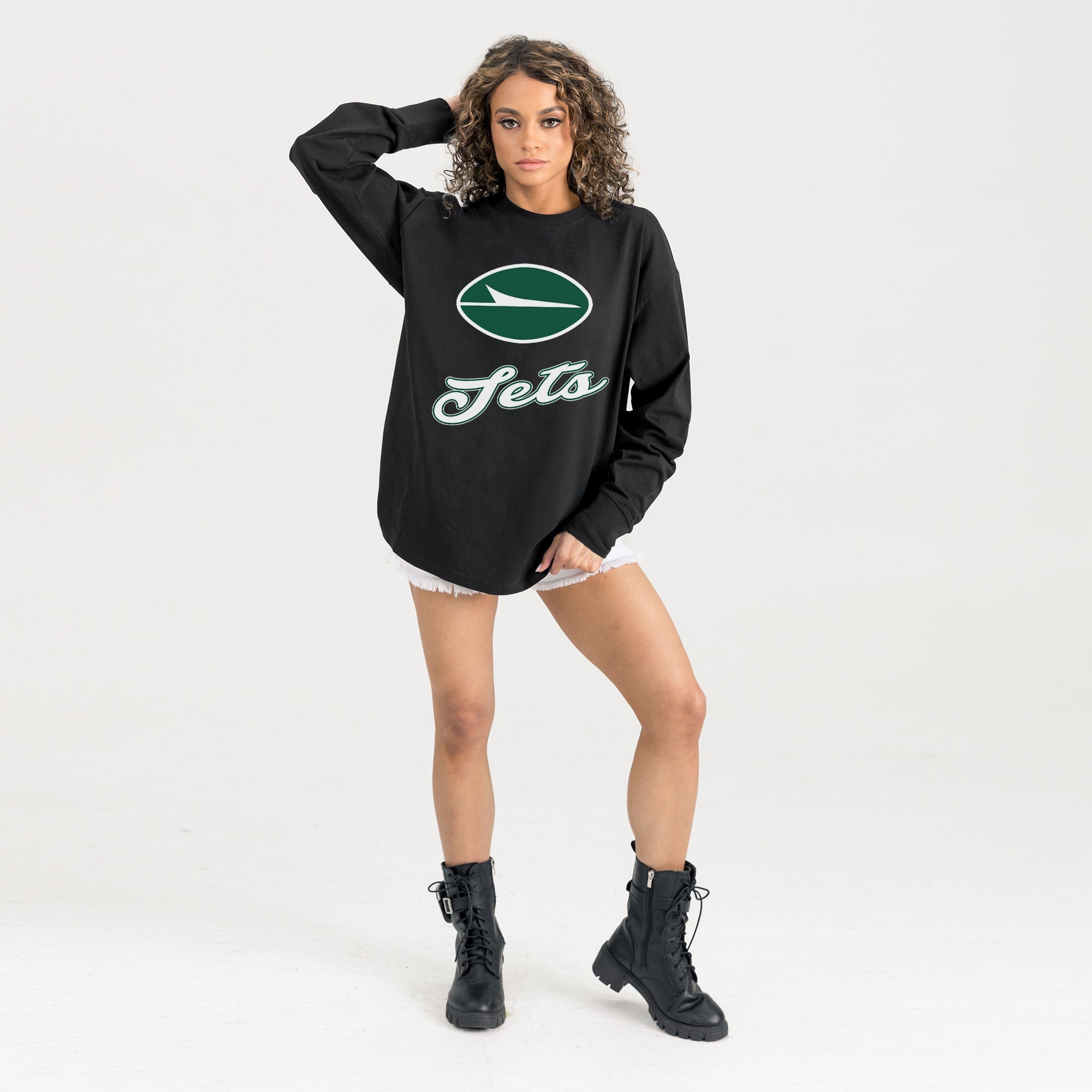 NEW YORK JETS HONOR ROLL ESSENTIAL RELAXED FIT LONG SLEEVE TEE