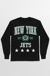 NEW YORK JETS EVERYDAY STAR ESSENTIAL RELAXED FIT LONG SLEEVE TEE