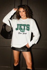NEW YORK JETS SWEET SPOT OVERSIZED LONG SLEEVE TEE
