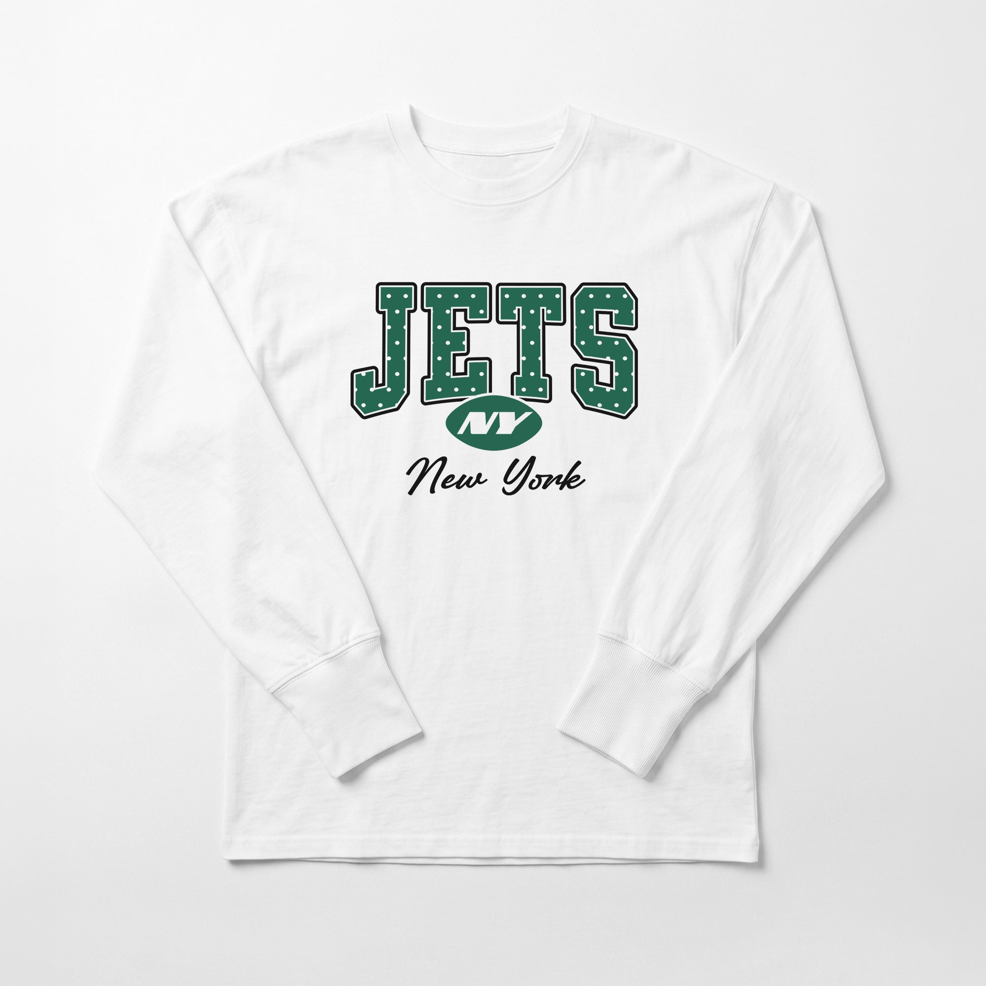 NEW YORK JETS SWEET SPOT OVERSIZED LONG SLEEVE TEE