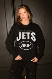 NEW YORK JETS BOLD AMBITION OVERSIZED LONG SLEEVE TEE